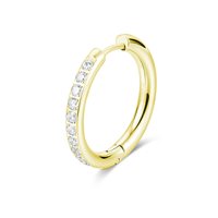 Mono orecchino Brand Chunky in Acciaio Cristallo 09ER046G-W - 09ER046G-W